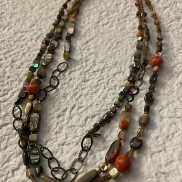 Silpada 3 Strand Artisan Necklace N1563 Fiesta Fun - Picture 4 of 5